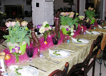 Easter table 2007.